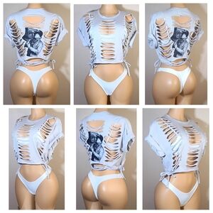 LL Coll J Custom Crop Top